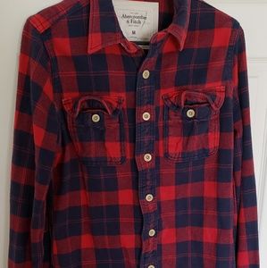 Abercrombie & Fitch flannel button-up